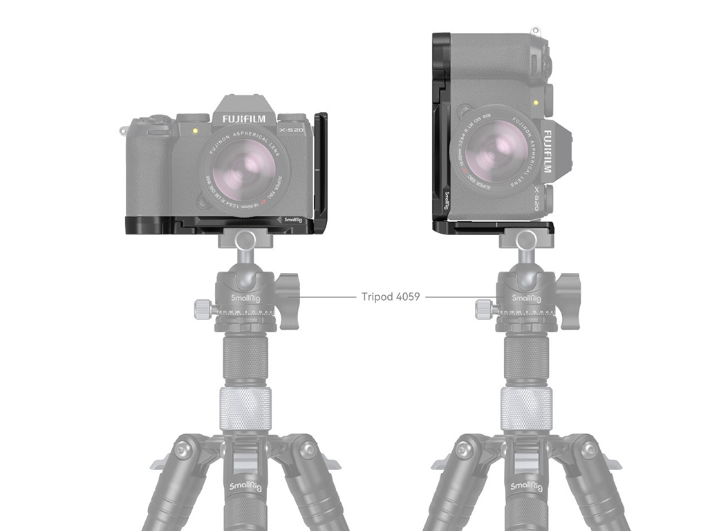 SmallRig 4231 Fujifilm X-S20 Uyumlu L Braket