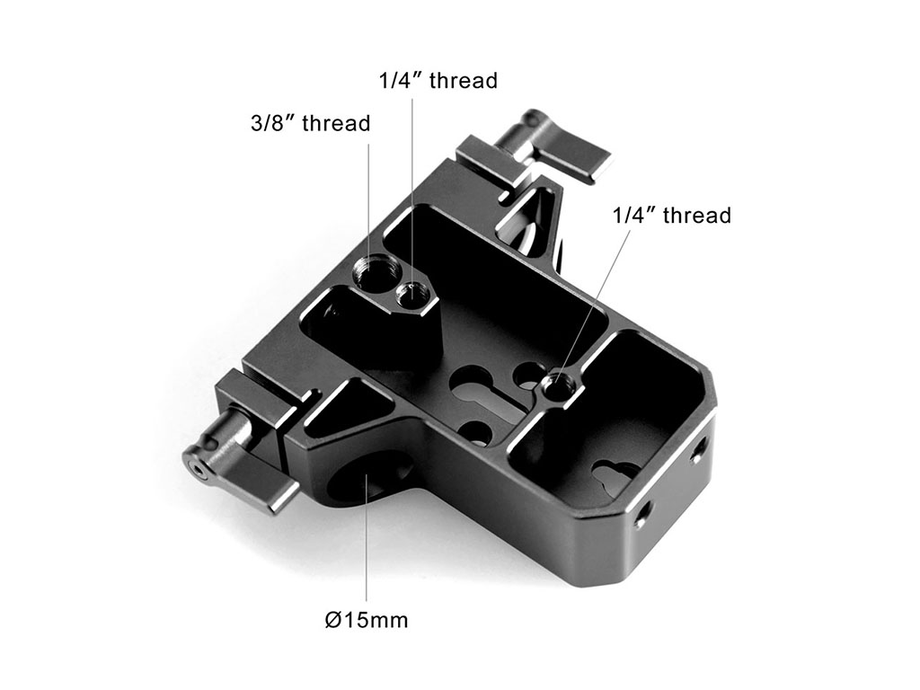 SmallRig 1674 15mm Rod Uyumlu Baseplate