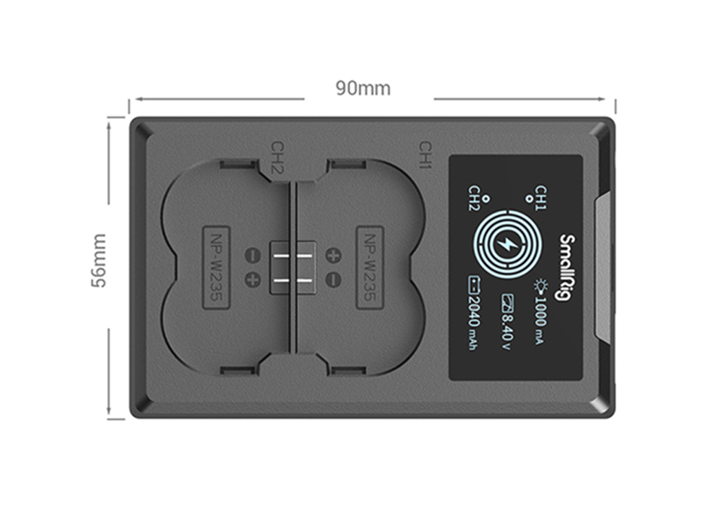 SmallRig NP-W235 Fuji İkili Şarj Cihazı