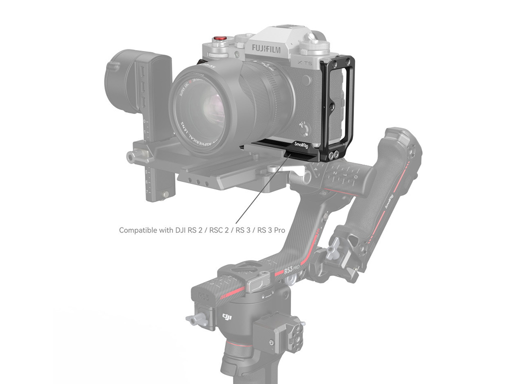 SmallRig 4137 Fujifilm X-T5 Uyumlu Siyah L Braket