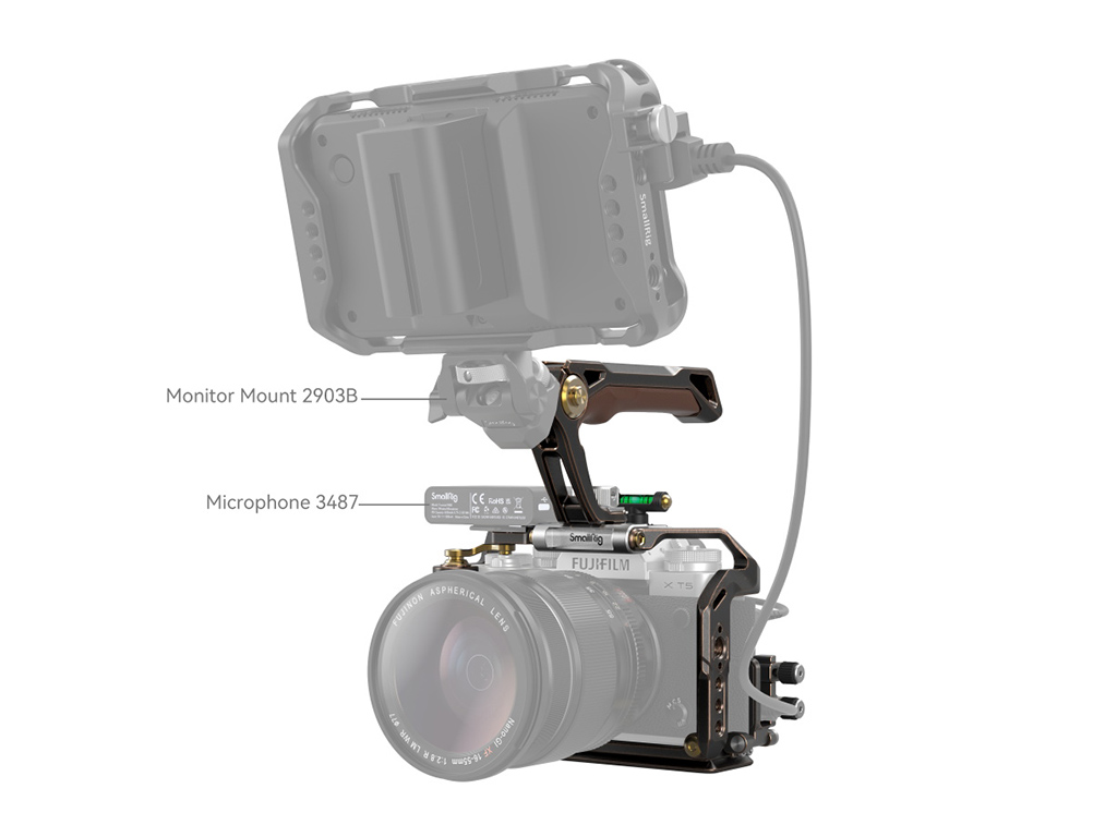 SmallRig 3872 Fujifilm X-T5 Retro Kafes Kiti