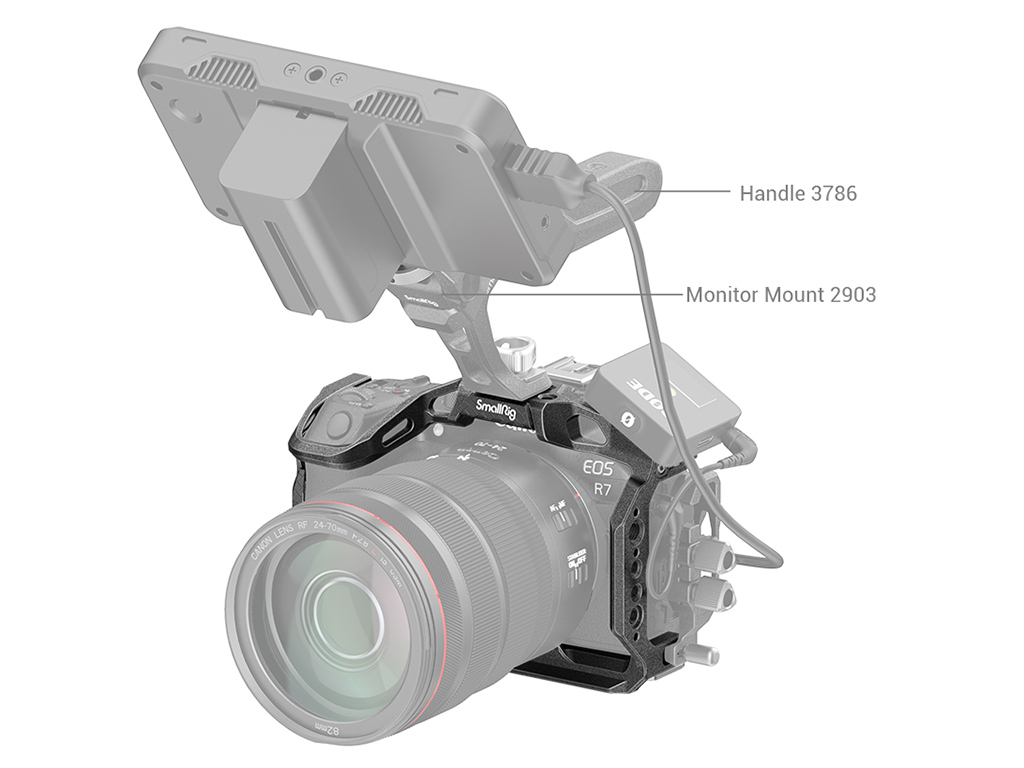 SmallRig 4003 Canon EOS R7 Black Mamba Kafes