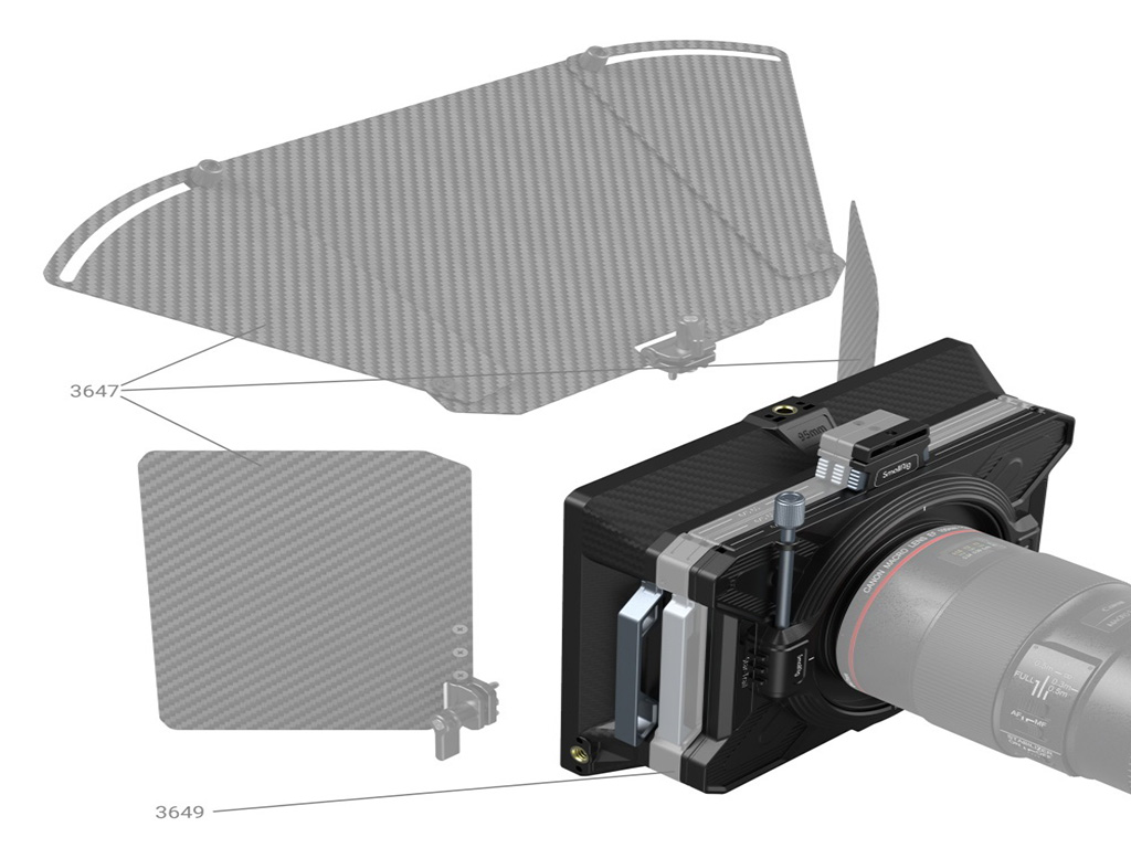 SmallRig 3556 95mm Modüler Matte Box Basic Kit