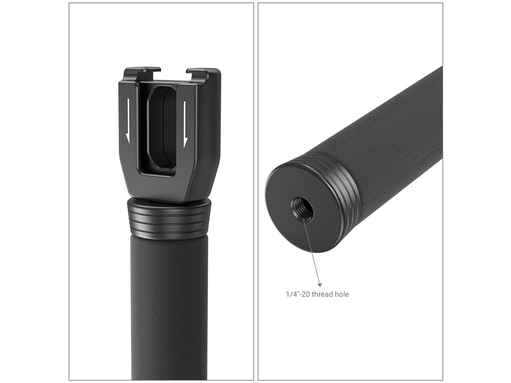 SmallRig 3182 Kablosuz Yaka Mikrofonları ile Uyumlu El Mikrofonu Standı