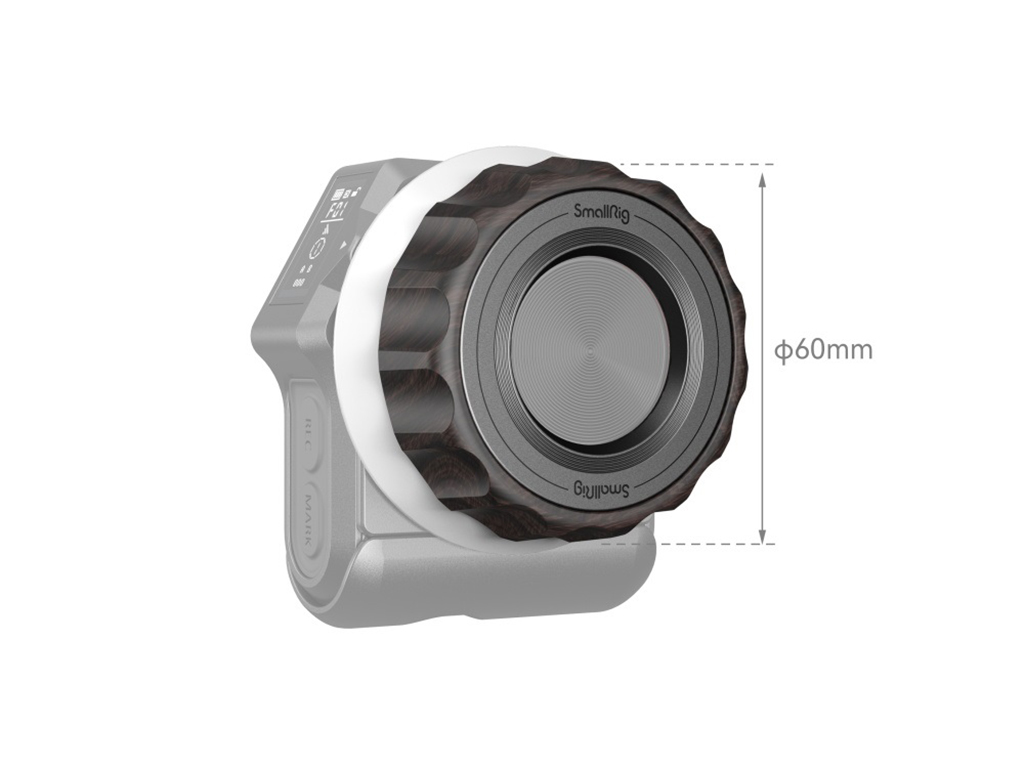 SmallRig 4091 Ahşap Follow Focus Tekerleği Abanoz