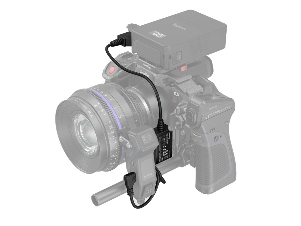 SmallRig 3266 Kablosuz Follow Focus için USB-C / D-Tap Kablosu