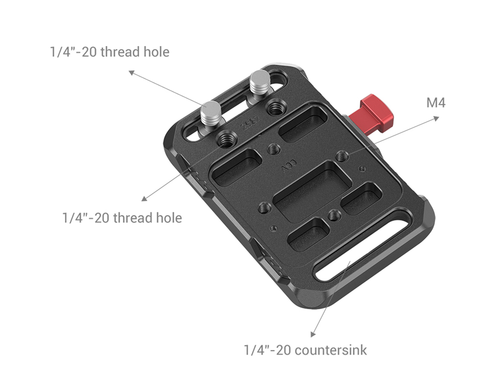 SmallRig 2987 Mini V-Mount Batarya Bağlantı Plakası