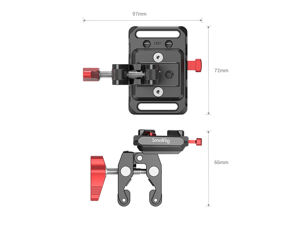 SmallRig 2989 Mandallı Mini V-Mount Batarya Plakası