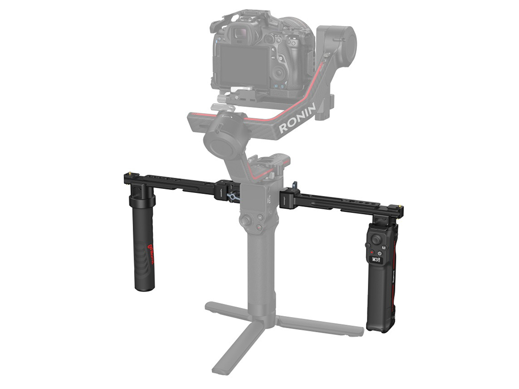 SmallRig 3954 DJI RS Serisi için Kablosuz Kontrollü Çift Tutma Kolu