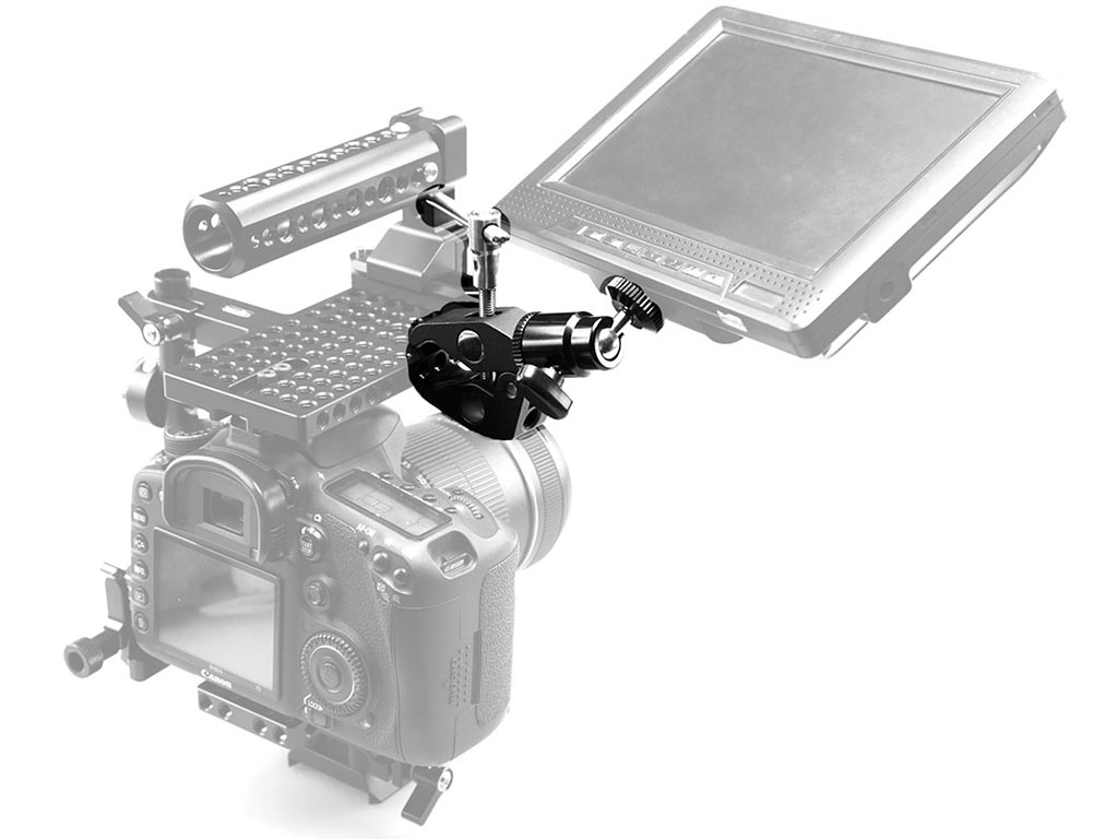 SmallRig 1124 1/4" Ball Head Başlıklı Super Clamp