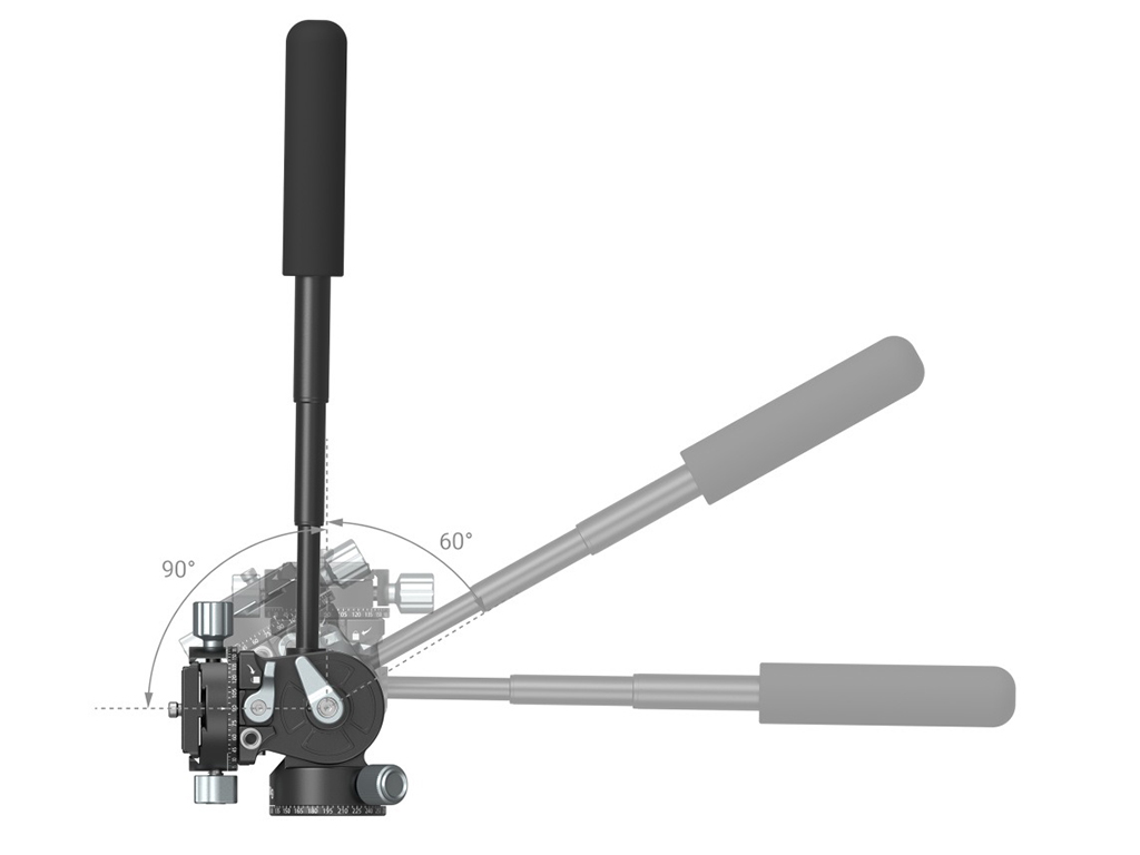 SmallRig 3457B Arca-Swiss 5kg Taşıma Kapasiteli Akışkan Video Başlığı