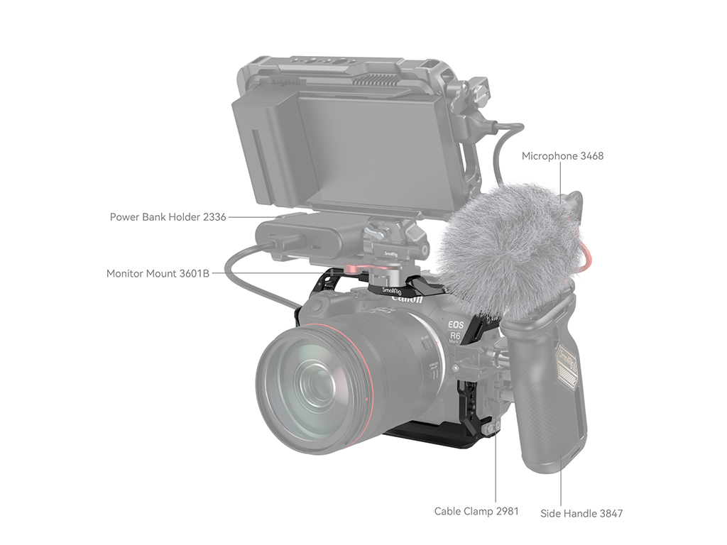 SmallRig 4159 Canon EOS R6 Mark II Uyumlu Kafes
