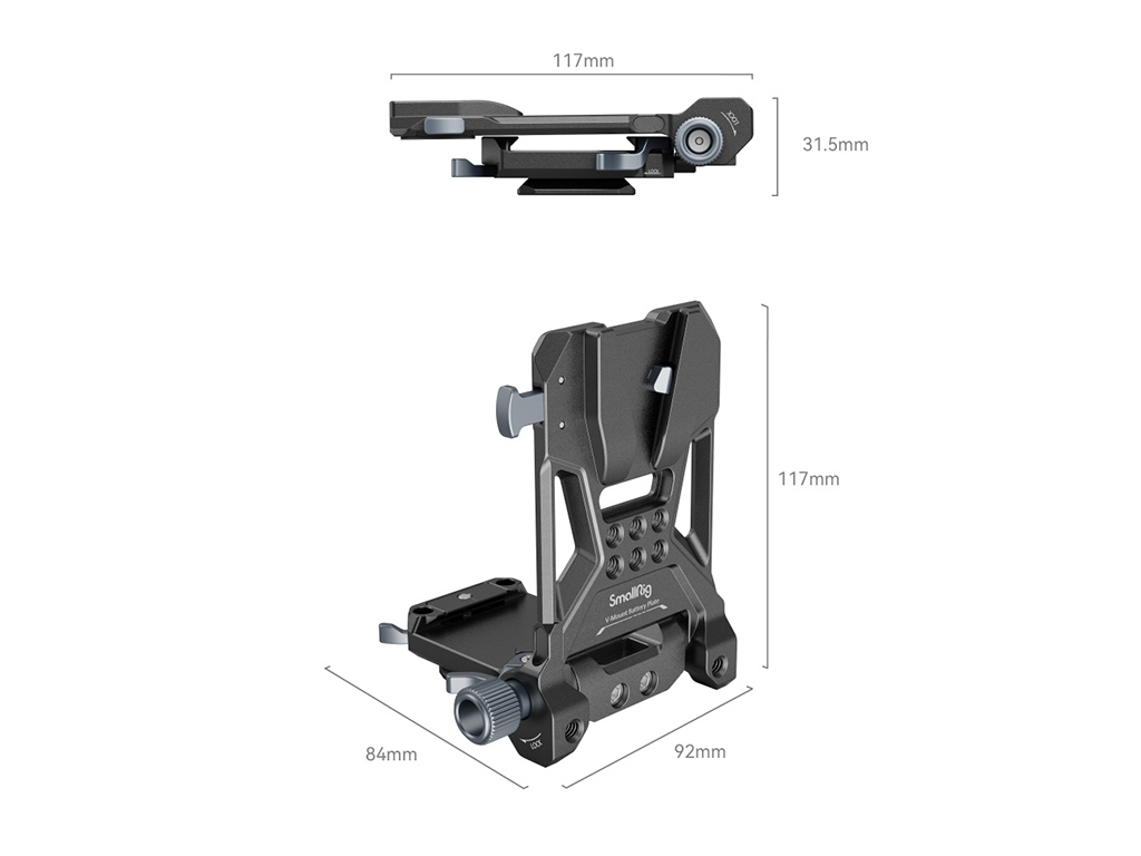 SmallRig 4064 Kompakt V-Mount Plaka Sistemi