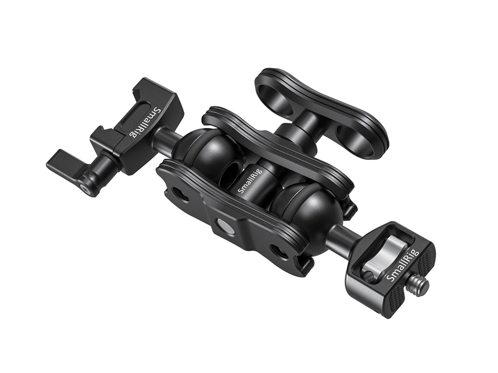 SmallRig 2071B Nato Bağlantılı Çift Başlıklı Magic Arm