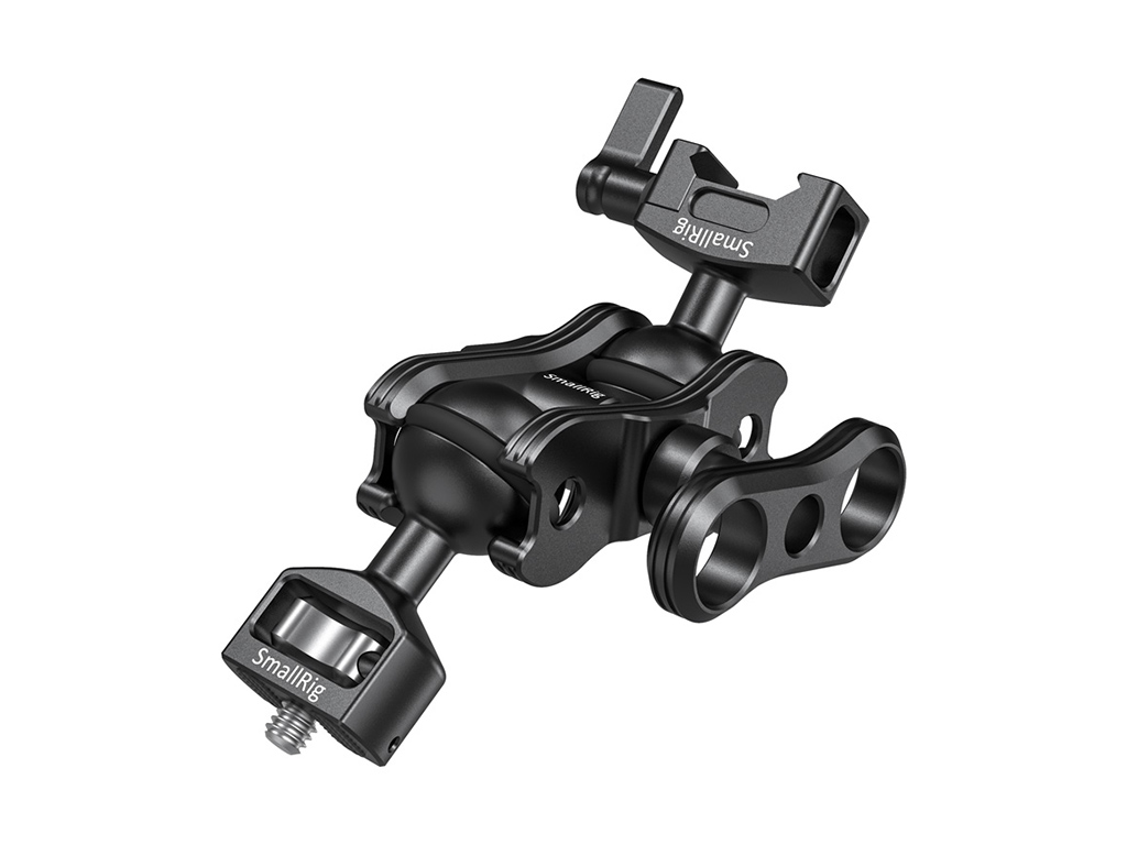 SmallRig 2071B Nato Bağlantılı Çift Başlıklı Magic Arm