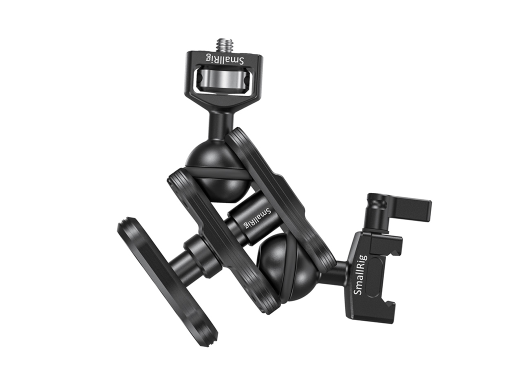 SmallRig 2071B Nato Bağlantılı Çift Başlıklı Magic Arm