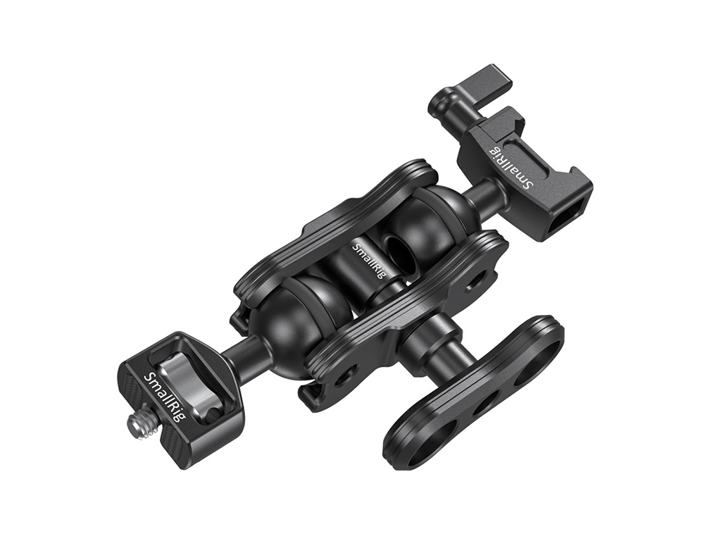 SmallRig 2071B Nato Bağlantılı Çift Başlıklı Magic Arm