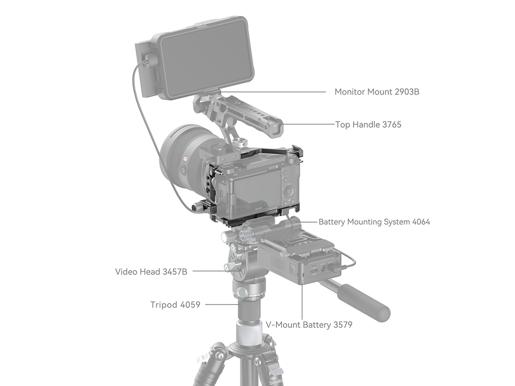 SmallRig 4257 Sony ZV-E1 Uyumlu Kafes