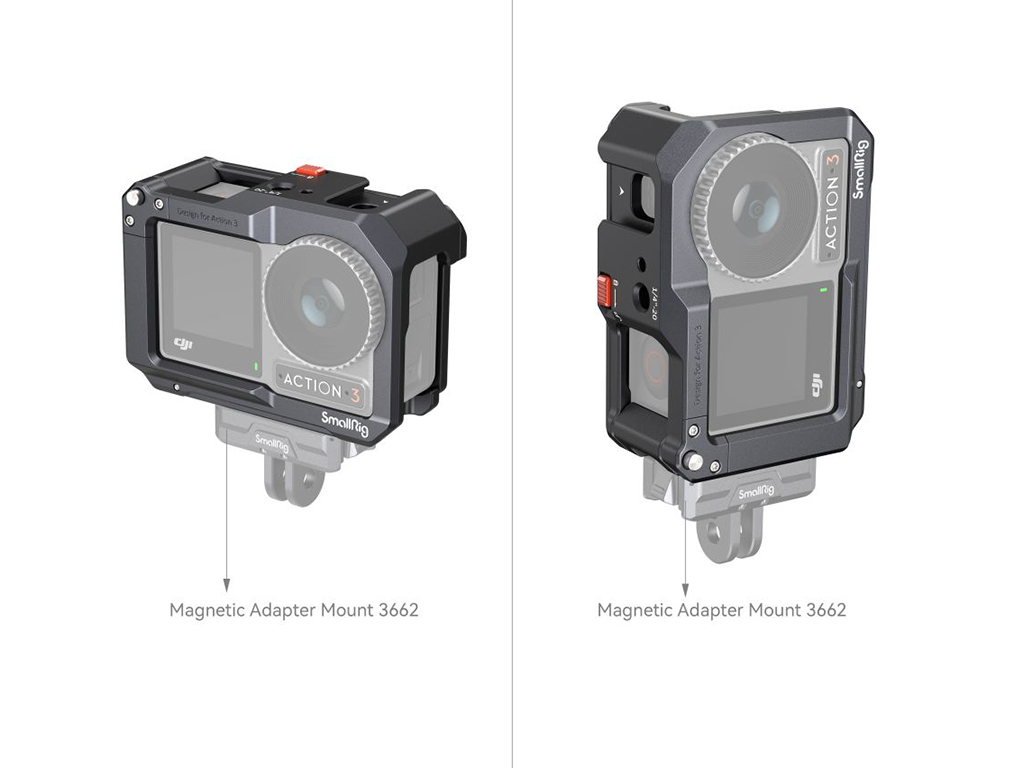SmallRig 4119 DJI Osmo Action 3 Uyumlu Kafes