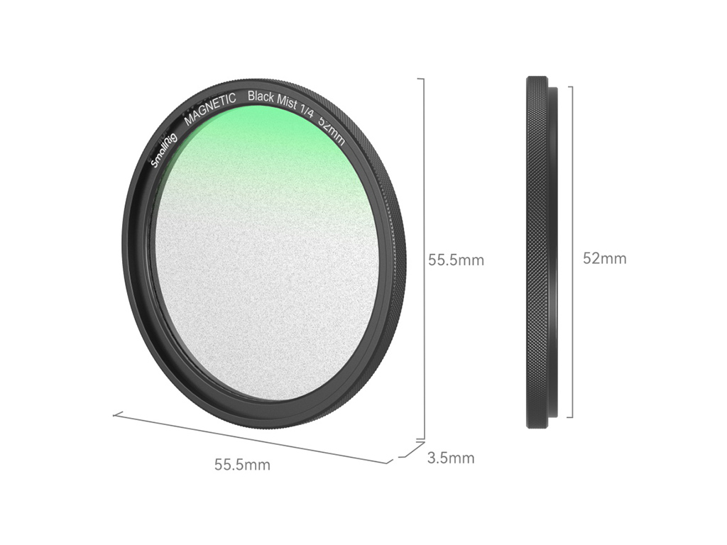 SmallRig 4217 52mm Manyetik 1/4 Black Mist Filtre