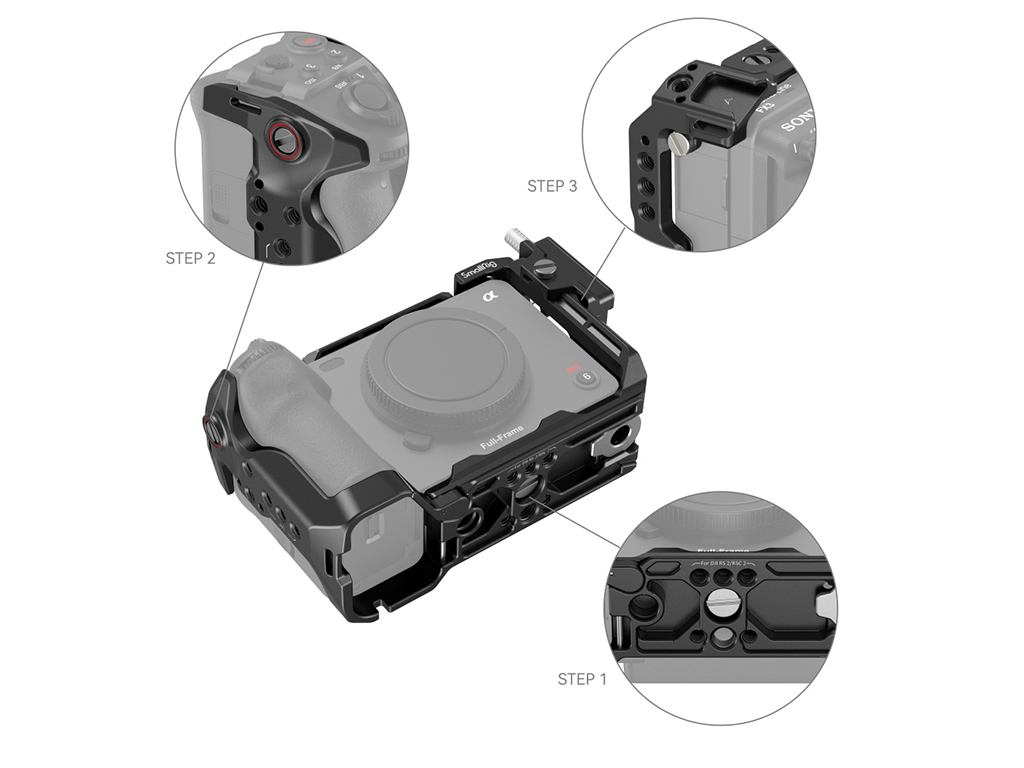 SmallRig 4183 Sony FX30 / FX3 Uyumlu Kafes