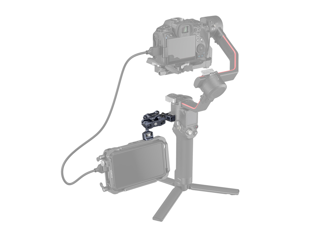 SmallRig 3875 Nato ARRI Bağlantılı Çift Başlıklı Magic Arm