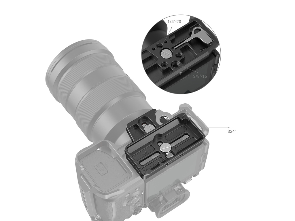 SmallRig 3162B DJI RS2 / RSC2 / RS3 / RS3 Pro için Plate
