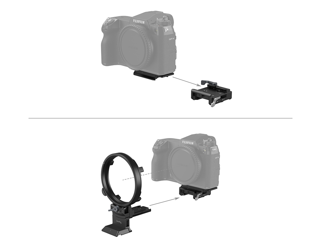SmallRig 4305 Fujifilm GFX Yatay ve Dikey Dönebilen Montaj Aparatı