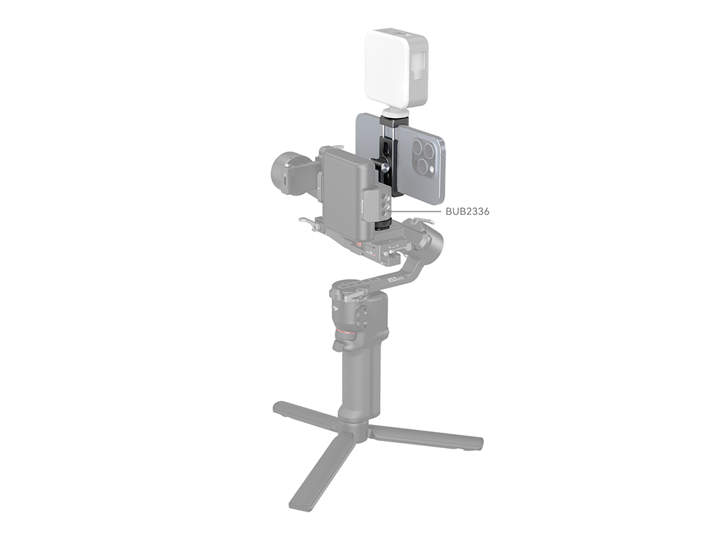 SmallRig 4382 Cold Shoe Bağlantılı Metal Telefon Tutucu