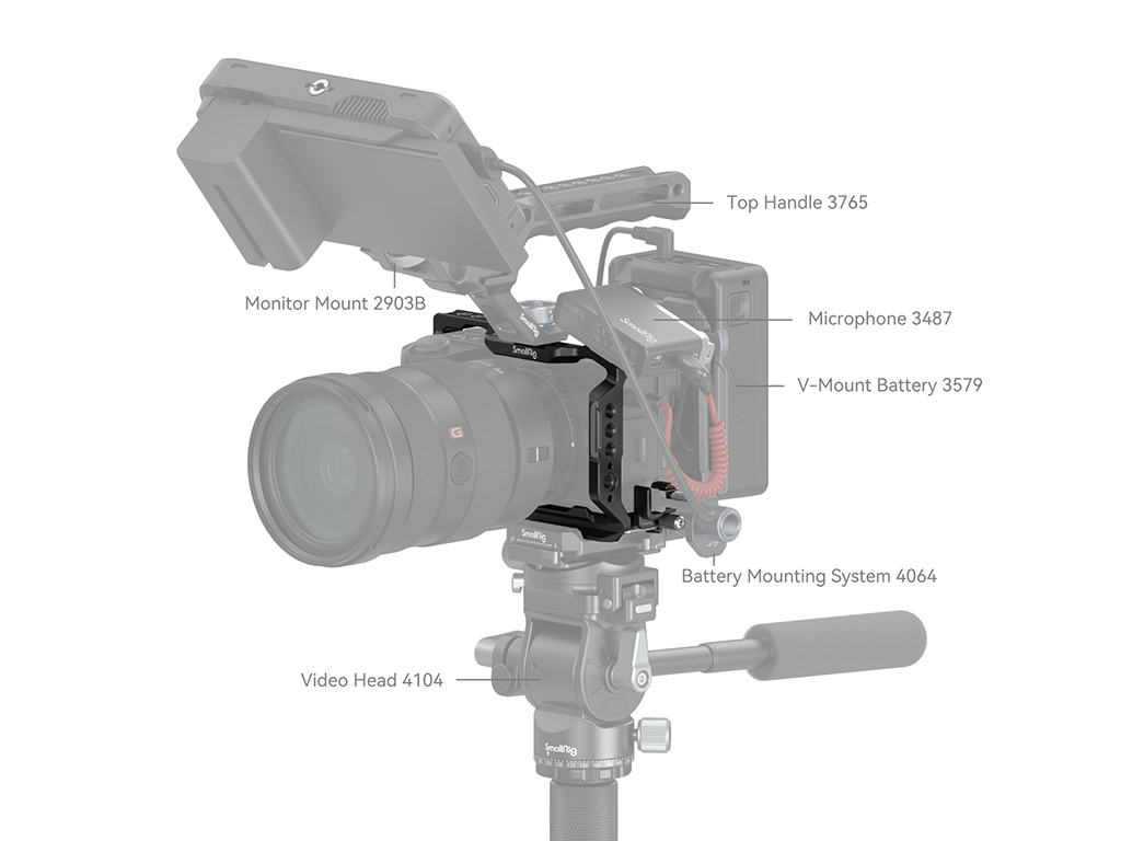 SmallRig 4336 Sony Alpha 6700 Uyumlu Kafes