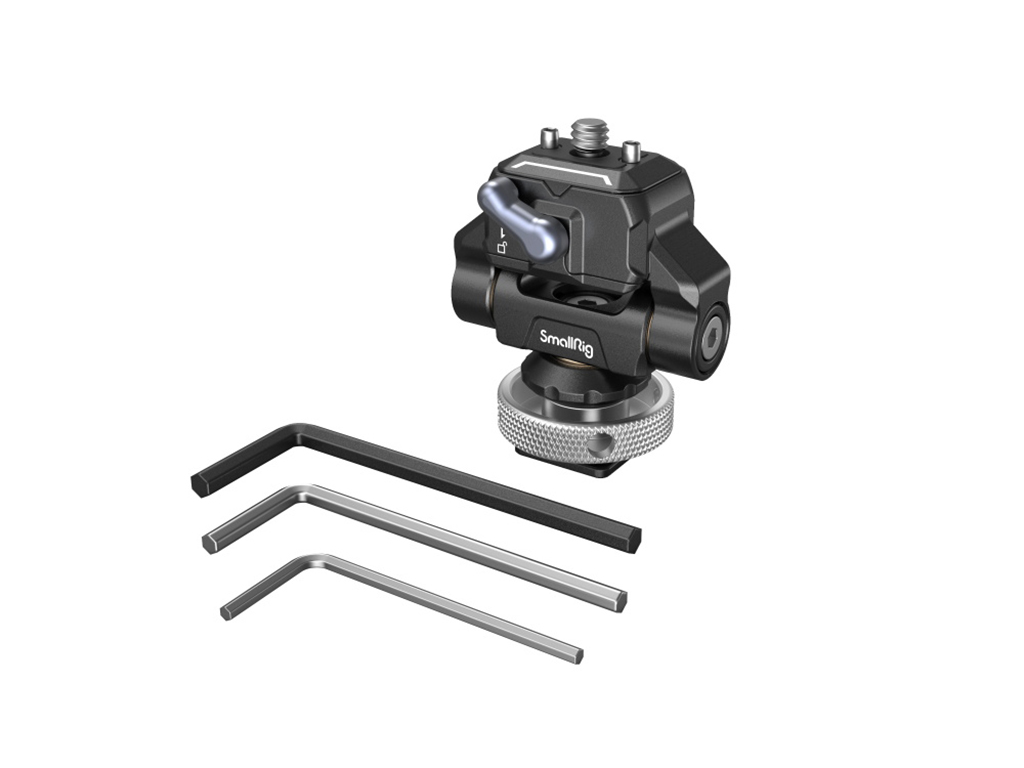 SmallRig 3514C Cold Shoe Yuvalı Hawklock Monitör Montaj Aparatı