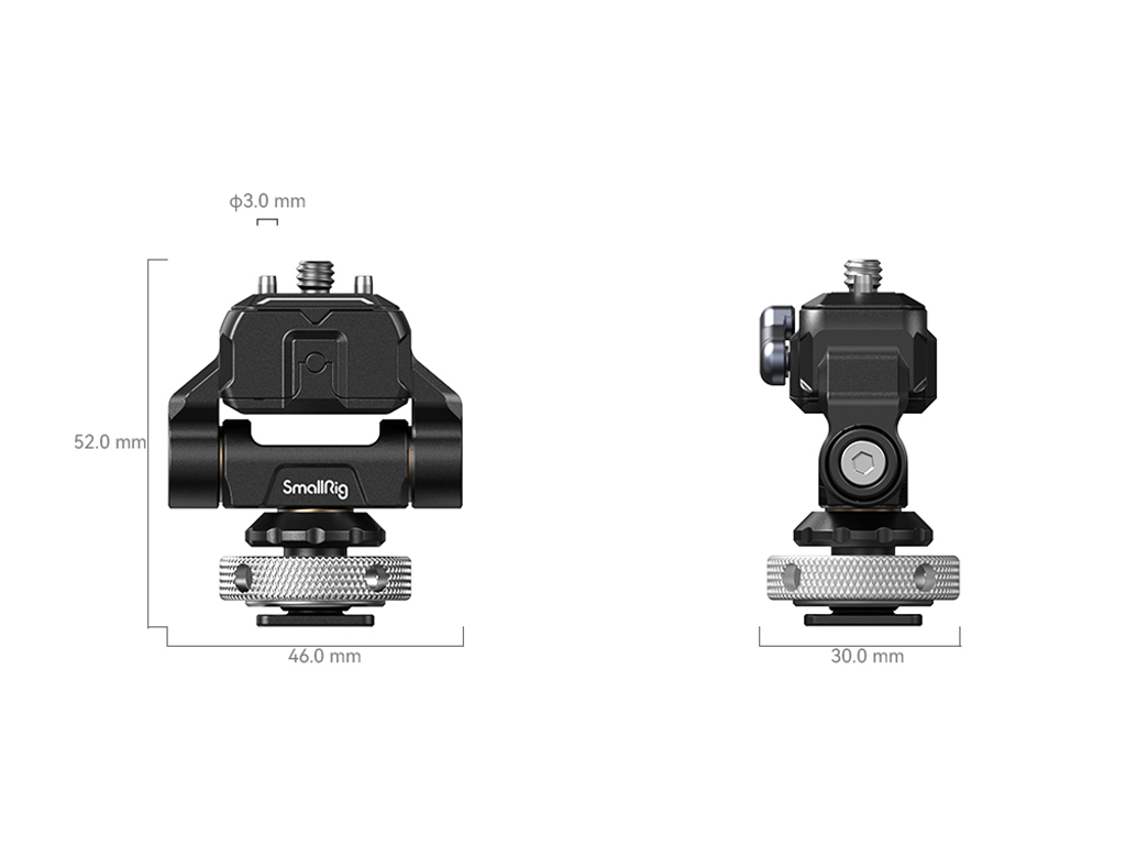 SmallRig 3514C Cold Shoe Yuvalı Hawklock Monitör Montaj Aparatı