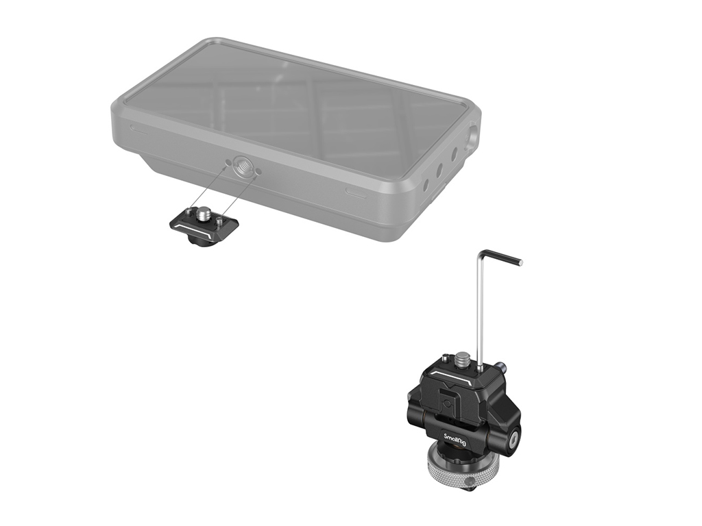 SmallRig 3514C Cold Shoe Yuvalı Hawklock Monitör Montaj Aparatı