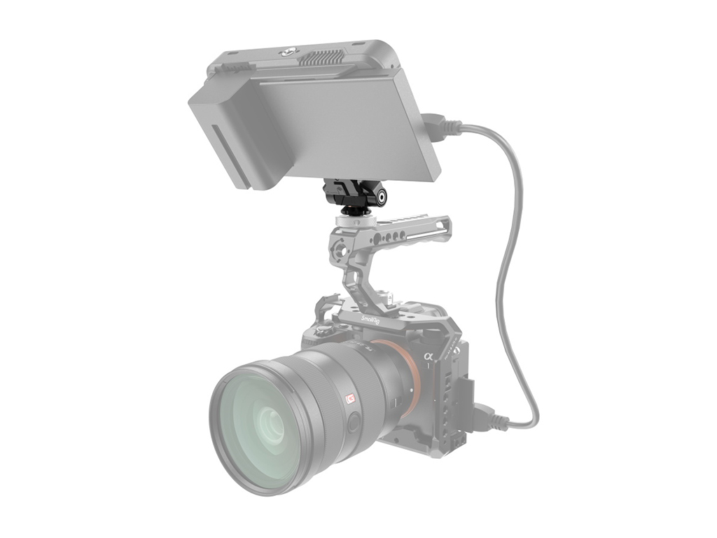 SmallRig 3514C Cold Shoe Yuvalı Hawklock Monitör Montaj Aparatı