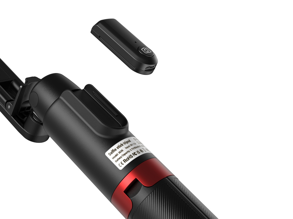 SmallRig 3636B ST20 Pro Kumandalı Selfie Çubuğu ve Tripod 30cm-130cm Yükseklik Ayarı