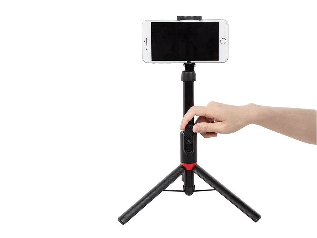 SmallRig 3375B ST20 Uzaktan Kumandalı 130cm Selfie Çubuğu ve Tripod 30-130cm Arasında Uzayabilir