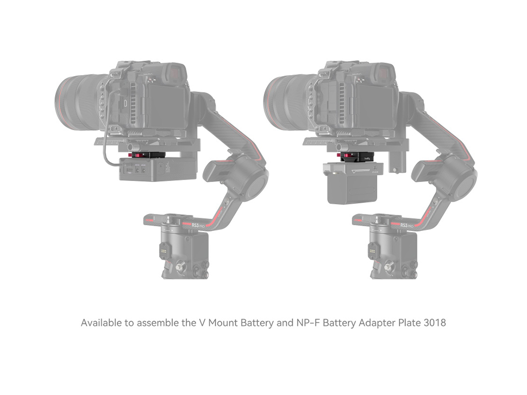 SmallRig 4189 DJI RS Serisi ile Uyumlu Güç Besleme Montaj Plakası