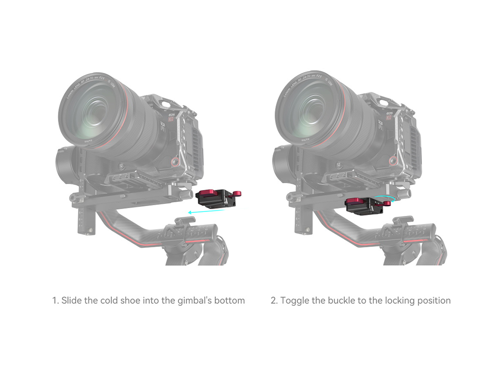 SmallRig 4189 DJI RS Serisi ile Uyumlu Güç Besleme Montaj Plakası