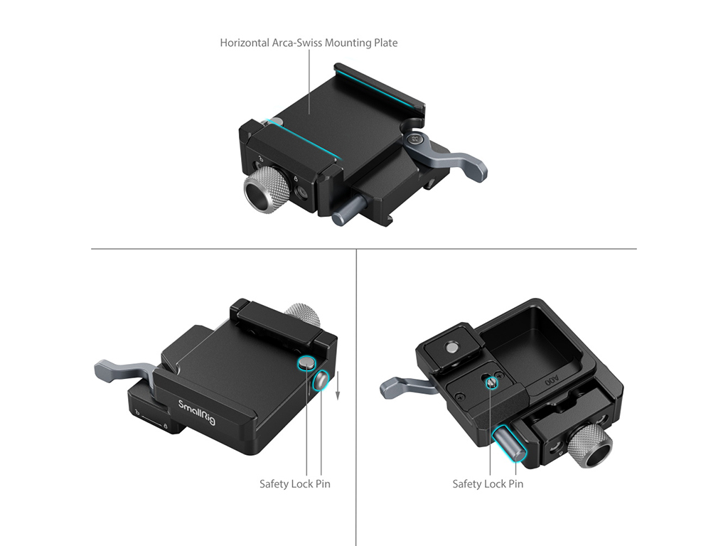 SmallRig 4195 DJI RS3 Mini için Arca-Swiss Plate