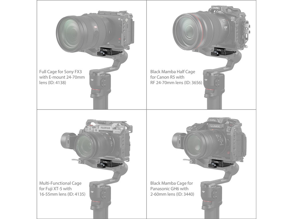 SmallRig 4195 DJI RS3 Mini için Arca-Swiss Plate