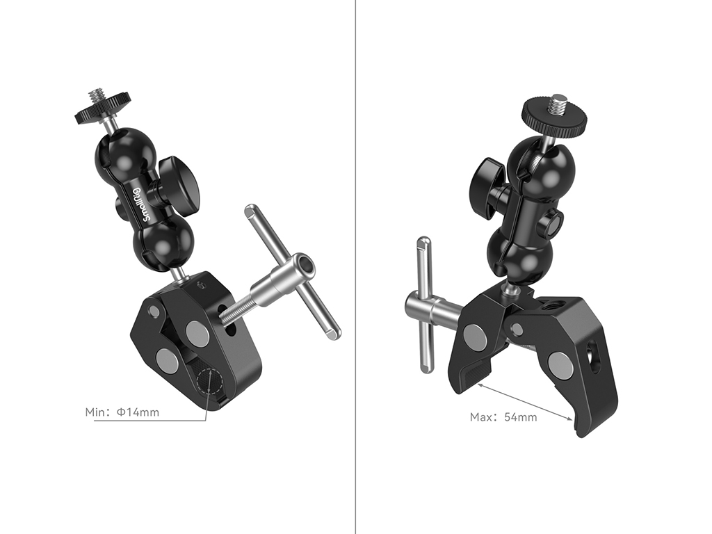 SmallRig 4373 Telefon Tutuculu ve Aksiyon Kamera Uyumlu Magic Arm Aksiyon Kamera Uyumlu