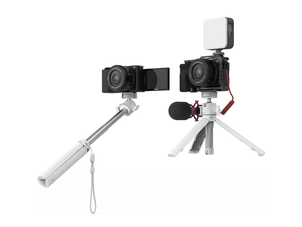 SmallRig 3825B VT-15 2.5kg Taşıma Kapasiteli Beyaz Vlog Masaüstü Tripodu
