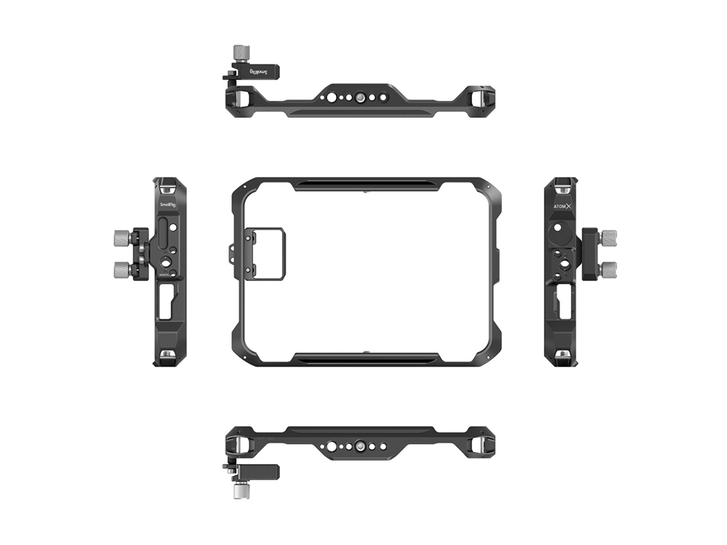 SmallRig 3456 Atomos Shinobi 7 / 7 RX Uyumlu Monitör Kafes Kiti