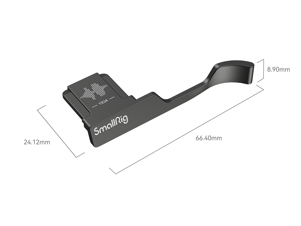 SmallRig 4559 Fujifilm X100VI Uyumlu Siyah Başparmak Grip Deklanşör Düğmesi Dahil