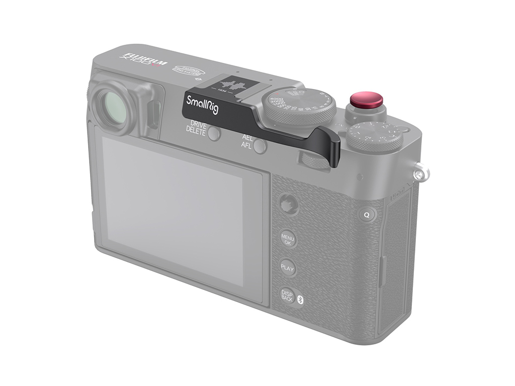 SmallRig 4559 Fujifilm X100VI Uyumlu Siyah Başparmak Grip Deklanşör Düğmesi Dahil