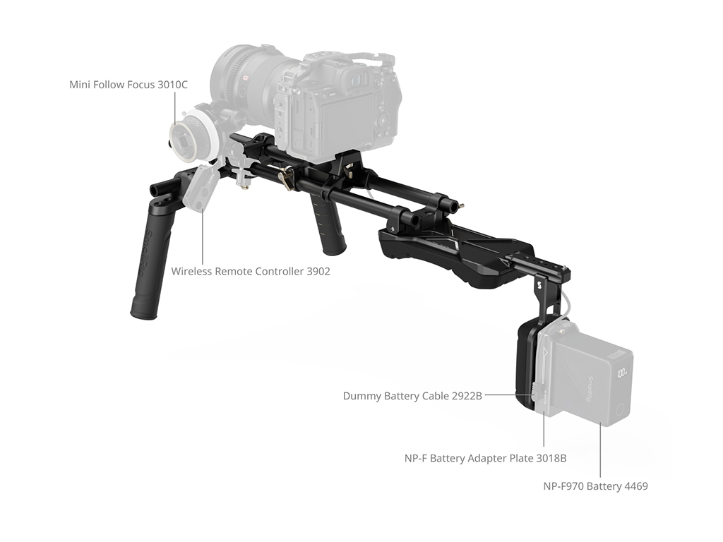 SmallRig 4480 Shoulder Rig Kit Omuzluk (Classic Versiyon)