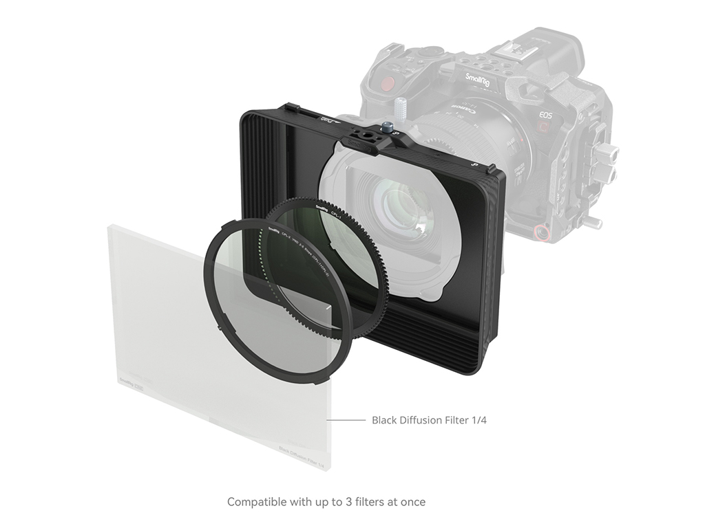 SmallRig 4411 Clampli Filtreli Mattebox Kiti