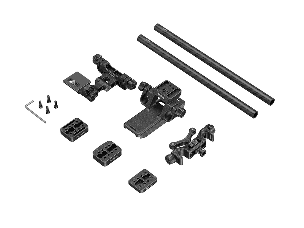 SmallRig 4429 Yaban Hayatı için 6kg Taşıma Kapasiteli Tele Foto Kiti 501PL Plate