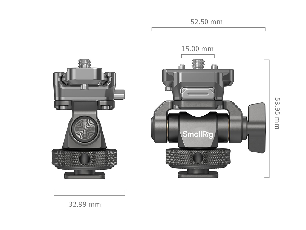 SmallRig 4888 H21 Cold Shoe Uyumlu Hawklock Monitör Tutucu Aparat
