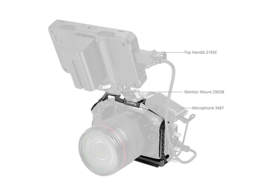 SmallRig 4978 Canon EOS R5 MII Uyumlu Kafes